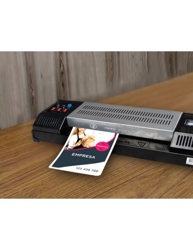 Bolsa de plastificar q connect 153 x 216 mm din a5 125 mc autoadhesivas caja de 100 unidades