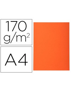 Subcarpeta cartulina reciclada exacompta din a4 naranja 170 gr