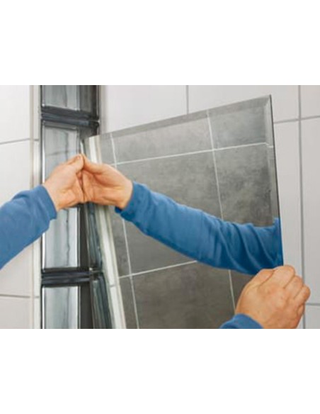 Cinta adhesiva q connect doble cara 10 mt x 12 mm en portarrollos