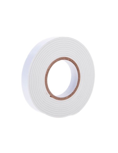 Cinta adhesiva q connect doble cara 10 mt x 12 mm en portarrollos