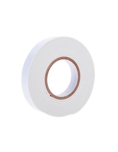 Cinta adhesiva q connect doble cara 10 mt x 12 mm en portarrollos
