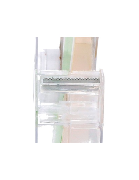 Cinta adhesiva q connect doble cara 10 mt x 12 mm en portarrollos