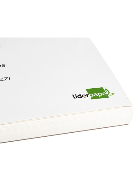 Bloc dibujo liderpapel esbozos espiral din a4 210x297mm 100 hojas 90gr m2 sin recuadro