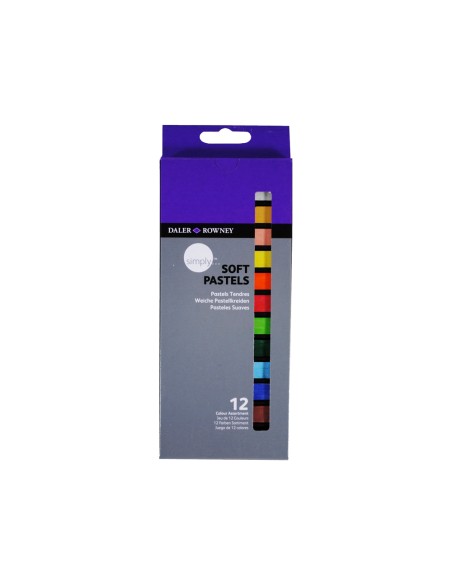 Lapices pastel oleo daler rowney simply suave caja de 12 colores surtidos Lapices pastel oleo daler rowney simply suave caja de 12 colores surtidos