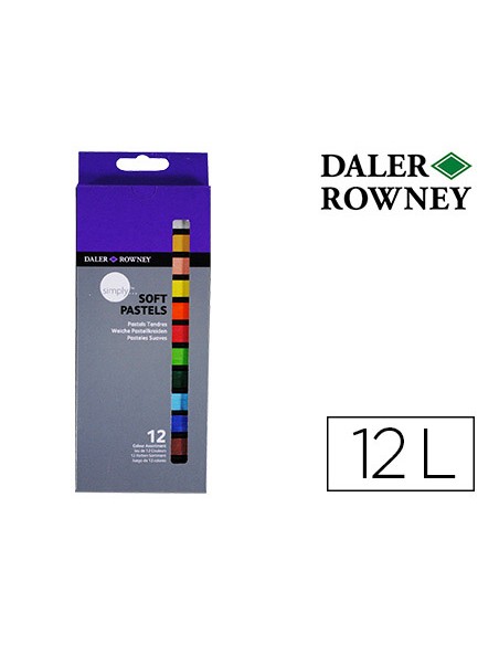 Lapices pastel oleo daler rowney simply suave caja de 12 colores surtidos Lapices pastel oleo daler rowney simply suave caja de 12 colores surtidos