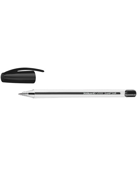 Boligrafo pelikan stick super soft negro