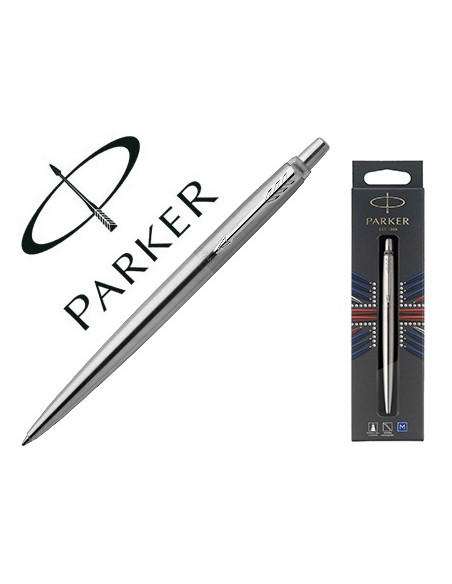 Boligrafo parker jotter core acero ct en blister Boligrafo parker jotter core acero ct en blister