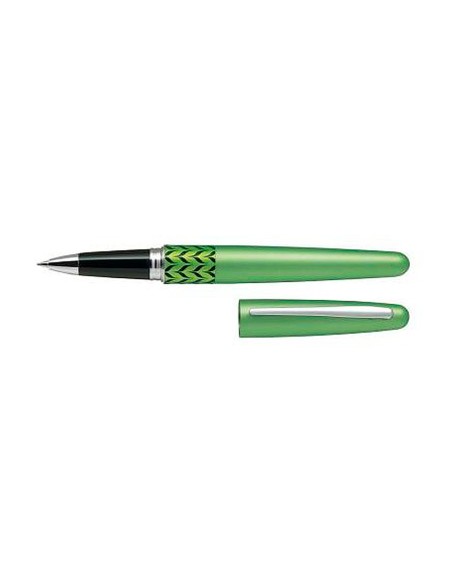 Boligrafo pilot urban mr retro pop verde claro 07 mm con estuche y bolsa
