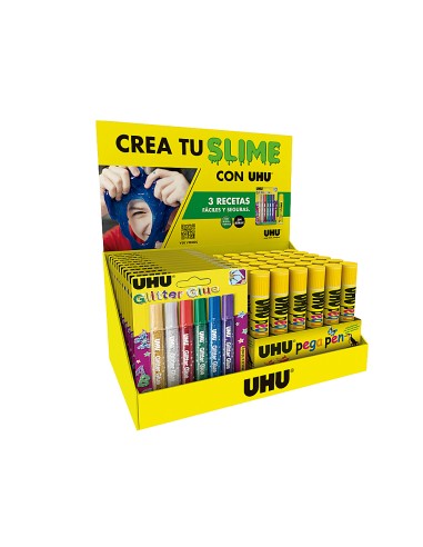 Expositor uhu crea tu slime sobremesa 175x325x200 mm