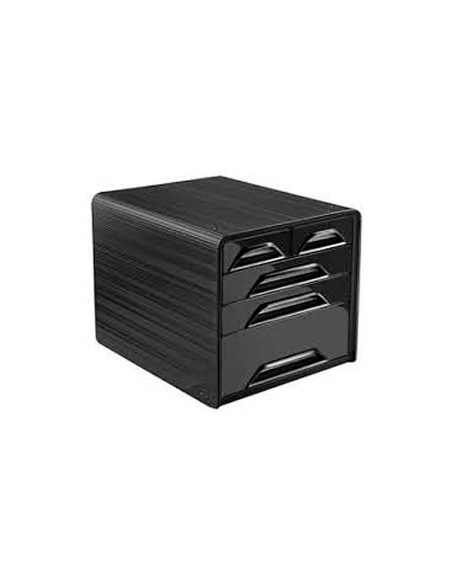 Fichero cajones de sobremesa cep 5 cajones mixtos negro negro 360x288x270 mm