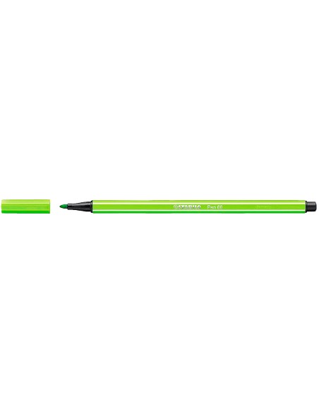 Rotulador stabilo acuarelable pen 68 verde prado punta gruesa 1mm