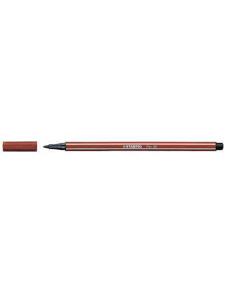 Rotulador stabilo acuarelable pen 68 sanguina punta gruesa 1mm