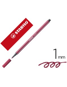 Rotulador stabilo acuarelable pen 68 purpura punta gruesa 1mm