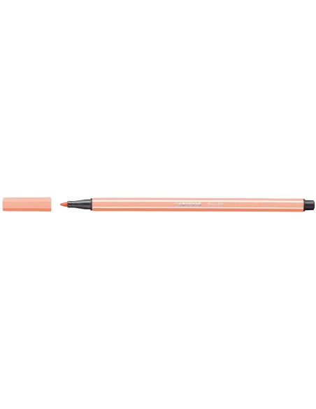 Rotulador stabilo acuarelable pen 68 carne claro punta gruesa 1mm