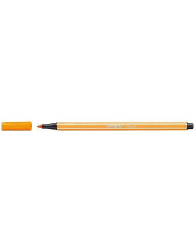 Rotulador stabilo acuarelable pen 68 bermellon palido punta gruesa 1mm