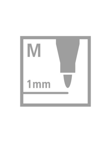 Rotulador stabilo acuarelable pen 68 bermellon punta gruesa 1mm