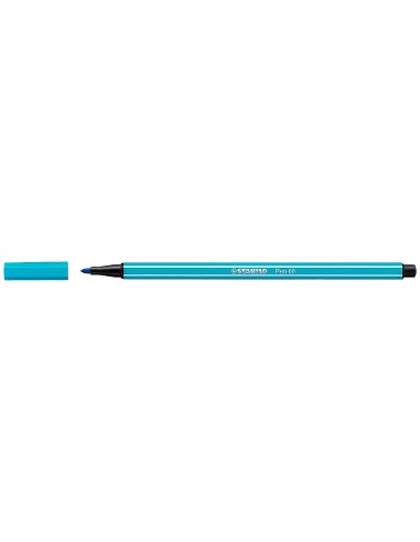 Rotulador stabilo acuarelable pen 68 azul cobalto punta gruesa 1mm