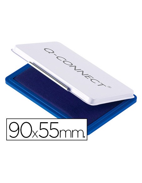 Tampon q connect nº3 90x55 mm azul