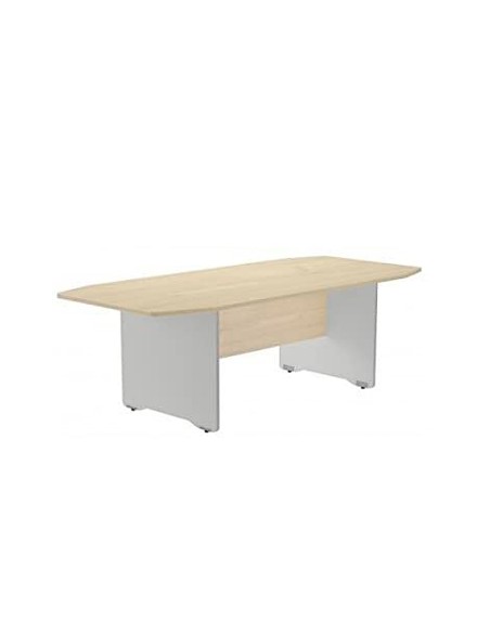 Mesa de reunion rocada meeting 3003atw04 estructura columna doble acero blanco tablero madera blanco Mesa de reunion rocada meeting 3003atw04 estructura columna doble acero blanco tablero madera blanco