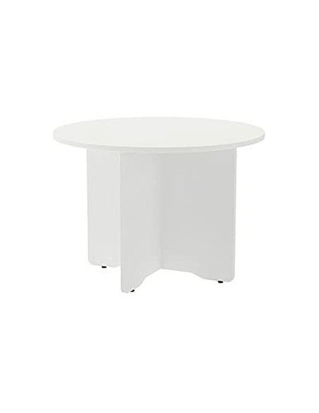 Mesa de reunion rocada meeting 3005aw04 estructura madera blanco aluminio en aspas tablero blanco 100 cm Mesa de reunion rocada meeting 3005aw04 estructura madera blanco aluminio en aspas tablero blanco 100 cm