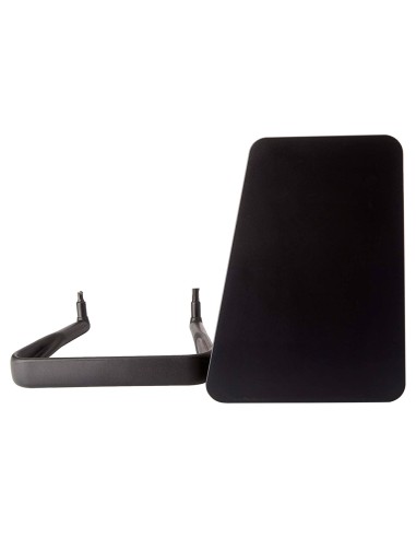 Pala escritura rocada derecha para silla confidente plegable pvc 34x20 cm color negro