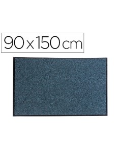 Alfombra para suelo paperflow texturizado antipolvo ecologica material reciclado gris 90x150 cm