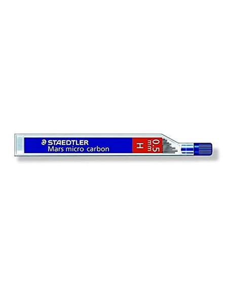 Minas staedtler mars micro grafito 05 mm h tubo con 12 unidades