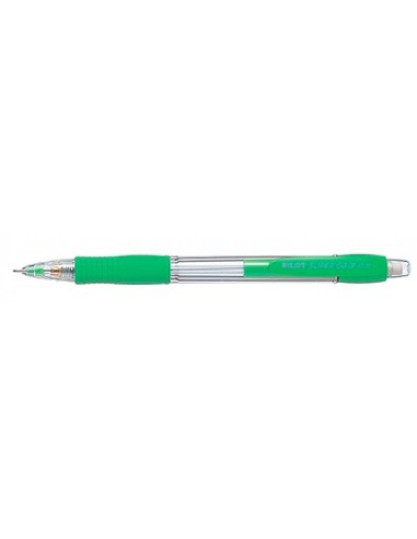 Portaminas pilot super grip verde claro 05 mm sujecion de caucho