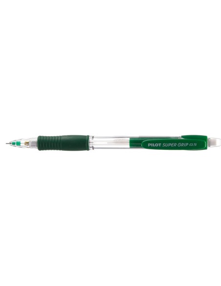 Portaminas pilot super grip verde 05 mm sujecion de caucho