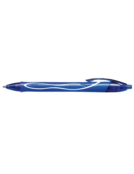 Boligrafo bic gelocity quick dry retractil tinta gel azul punta de 07 mm