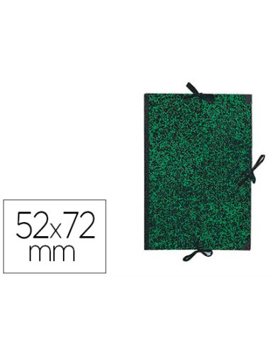 Carpeta dibujo canson classic 52x72 cm con lazos marmol verde