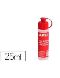 Cola de silicona apli para goma eva bote de 25 ml