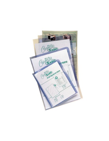 Carpeta dossier unero saro pvc folio 280 mc transparente