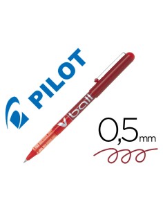Rotulador pilot roller v ball rojo 05 mm