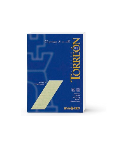 Papel torreon blanco crema a4 90 gr paquete de 100 hojas