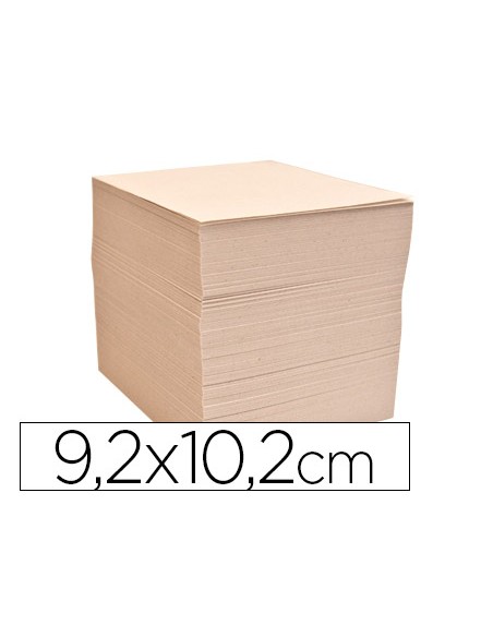 Taco papel liderpapel sin encolar 92x102 mm reciclado 70gr