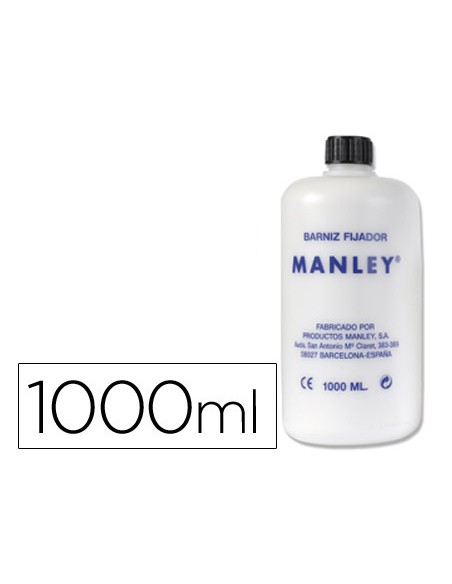 Barniz fijativo manley acabado brillante bote de 1000ml
