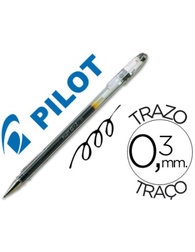 Boligrafo pilot g 1 negro tinta gel