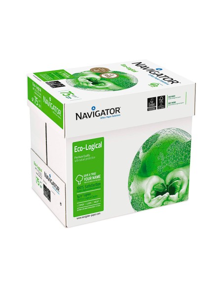 Papel fotocopiadora navigator eco logical din a4 75 gramos paquete de 500 hojas