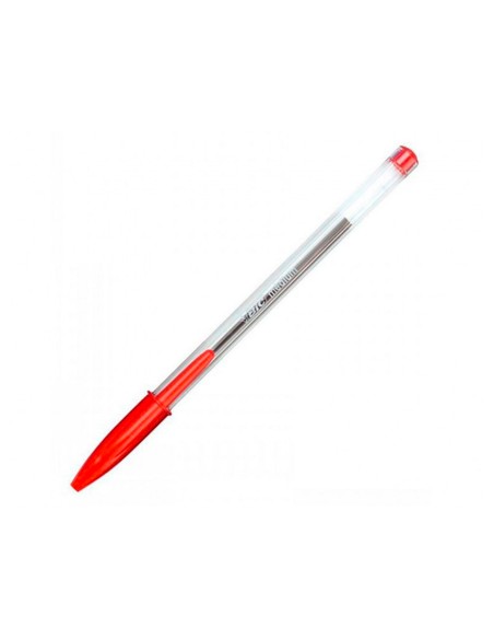 Boligrafo bic cristal original tinta roja unidad