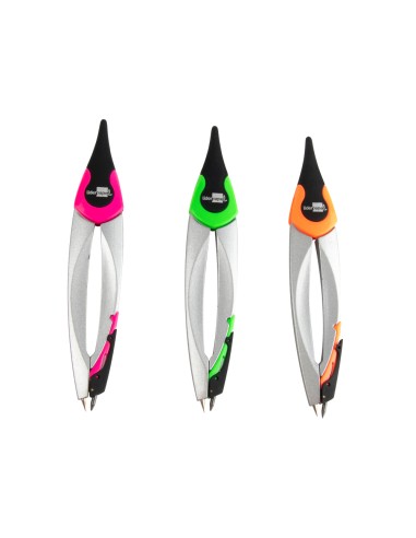 Compas liderpapel adaptador universal y minas colores surtidos