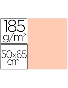 Cartulina guarro carne 50x65 cm 185 gr