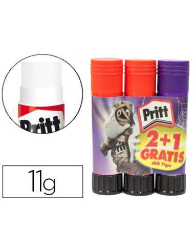 Pegamento pritt en barra 11 gr monsters pack promocional 21 sin cargo