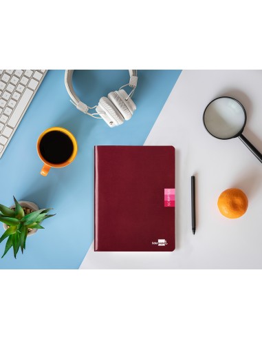 Libreta liderpapel scriptus a5 plus 48 hojas 90g m2 rayado montessori 5mm con margen colores surtidos