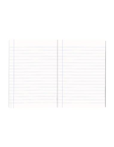 Libreta liderpapel scriptus a4 48 hojas 90g m2 rayado montessori 5mm con margen colores surtidos