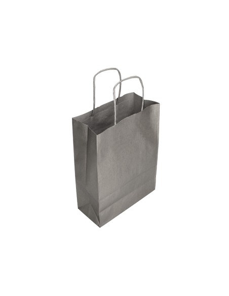 Bolsa kraft q connect plata asa retorcida 240x100x310 mm