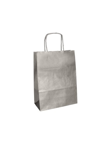 Bolsa kraft q connect plata asa retorcida 240x100x310 mm