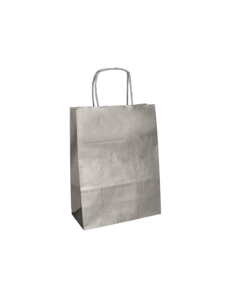 Bolsa kraft q connect plata asa retorcida 240x100x310 mm