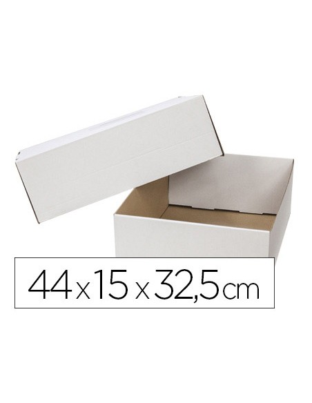 Caja de envio con tapa y fondo 430x320x150 mm