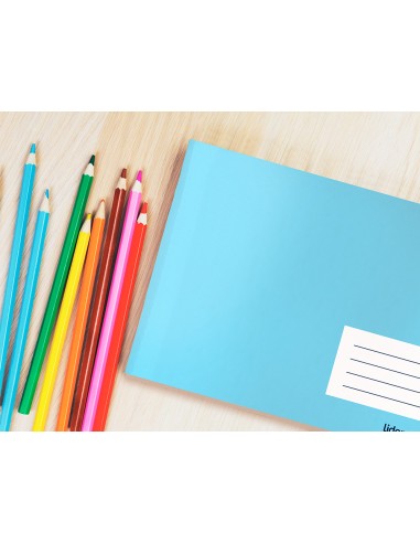 Libreta liderpapel write a5 apaisada 32h 60g m2 cuadro 3 mm con margen